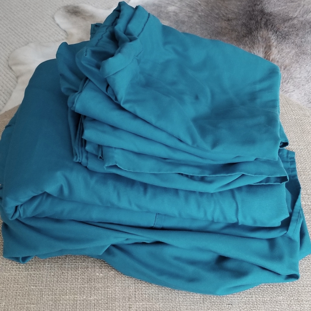 Teal California King Sheets
